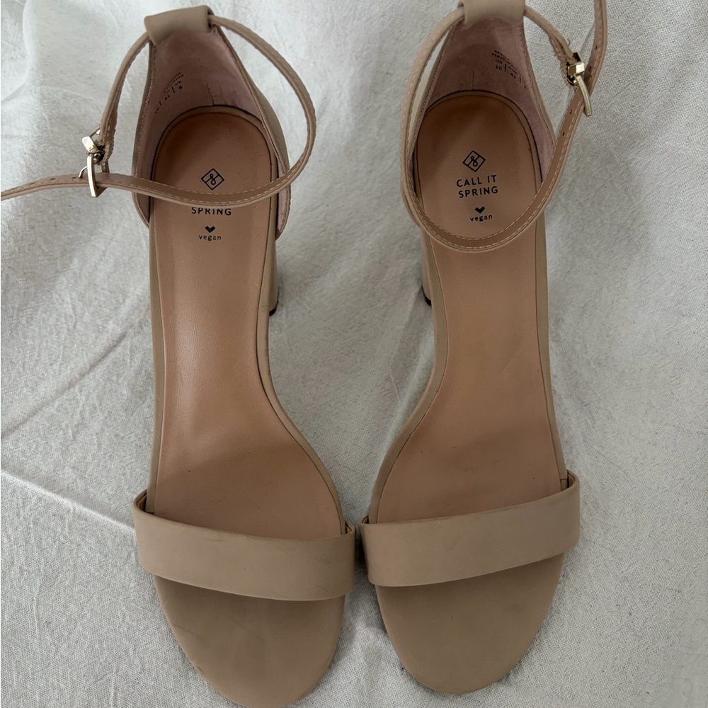 Call It Spring Women's Tan Heels